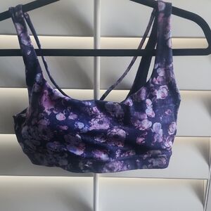 Athleta exhale floral Print Sports Bra